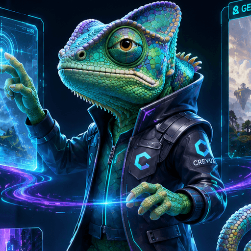 Crevux AI media studio screenshot